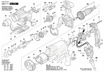 Bosch 3 601 A7C 570 GSB 19-2 REA Percussion Drill 230 V / GB Spare Parts GSB19-2REA